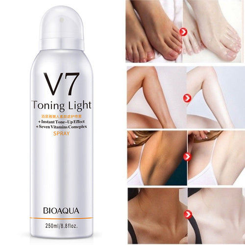 Face Skin Whitening Spray 250ml Sunscreen Cream Sunblock Body Lotion Moisturizing Brighten Skin Care Makeup Base Cream